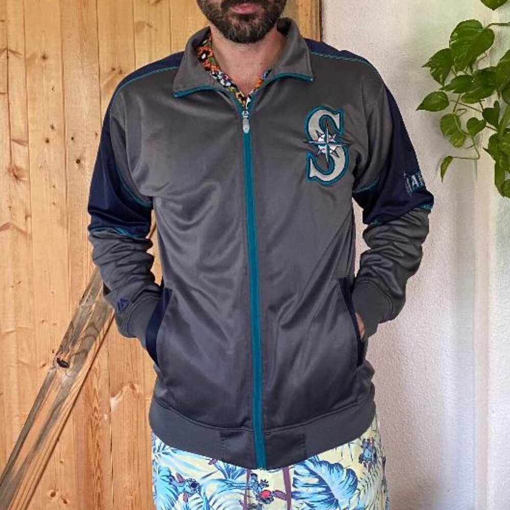 90s Vintage Seattle Mariners Zip up jacket